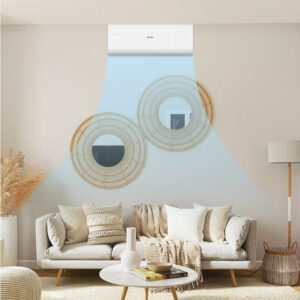 Dual Hose Portable Air Conditioner, Dehumidifier, Fan with Activated Carbon Filter in Platinum