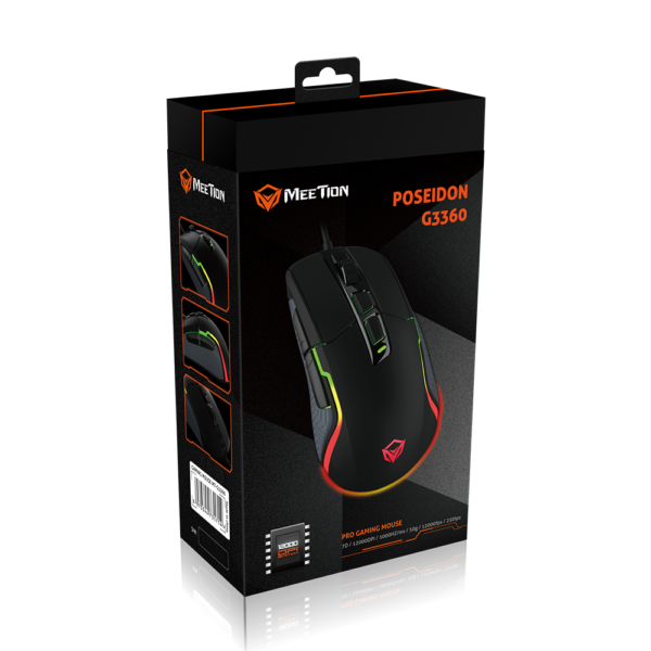 MeeTion MT-G3360 Professional Macro Gaming Mouse Poseidon - Image 7