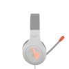 MeeTion MT-HP021 Stereo Gaming Headphones White Orange Lightweight Backlit - Image 4