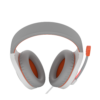 MeeTion MT-HP021 Stereo Gaming Headphones White Orange Lightweight Backlit - Image 5