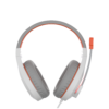 MeeTion MT-HP021 Stereo Gaming Headphones White Orange Lightweight Backlit - Image 6
