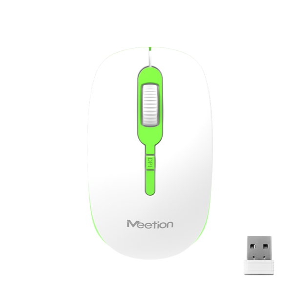 MeeTion MT-R547 2.4G USB Wireless Mouse – Green