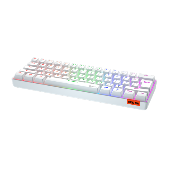 Meetion MK005 Hestia RGB 60% Mechanical Gaming Keyboard -White - Image 4