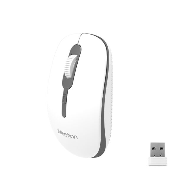 MeeTion MT-R547 2.4G USB Wireless Mouse – Gray - Image 2