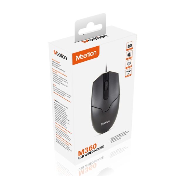 Meetion M360 USB Black - Image 2