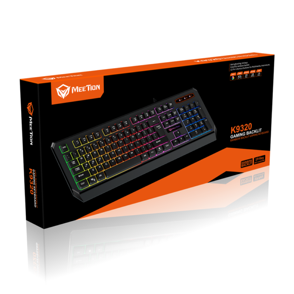 MeeTion MT-K9320 Waterproof Backlit Gaming Keyboard - Image 5