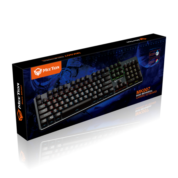 MeeTion MT-MK007 RGB Backlit Mechanical Gaming Keyboard - Image 5