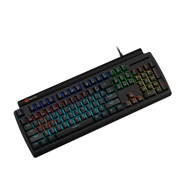 MeeTion MT-MK600RD Red Switch RGB Mechanical Gaming Keyboard (Black) - Image 3