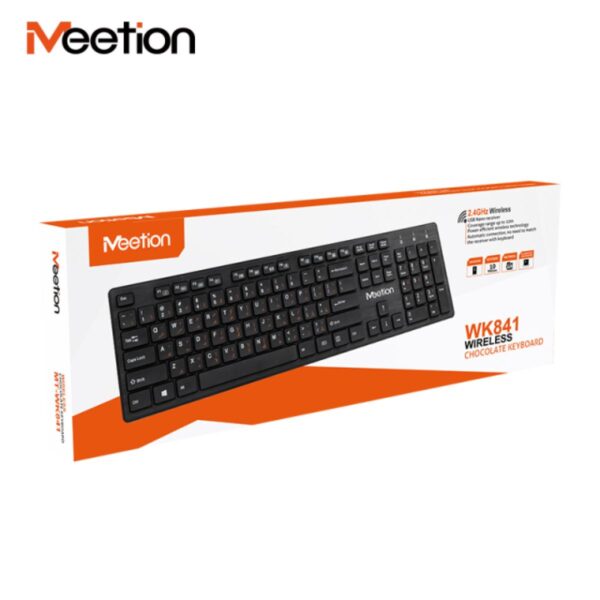 MeeTion MT-WK841 Slim 2.4G Wireless Computer Keyboard - Image 3