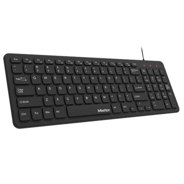 Meetion MT-K410 USB Wired Ultra Thin Chocolate Keyboard - Image 2