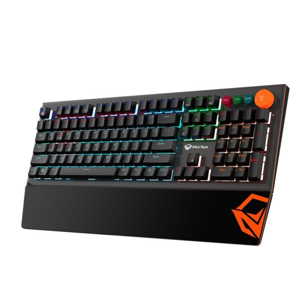 MeeTion MT-MK500 Detachable Palmrest RGB Mechanical Gaming Keyboard with Type C Cable - Image 2