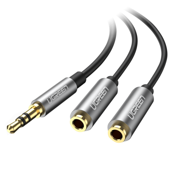 UGREEN AV141 3.5mm male to 2 female Headphone Audio Splitter Cable-B