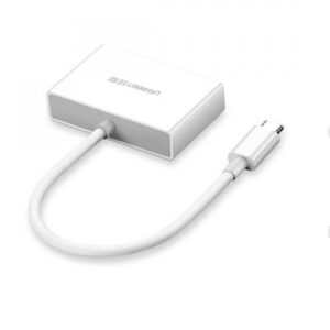 UGREEN MM123 Type C to HDMI+VGA Converter-White