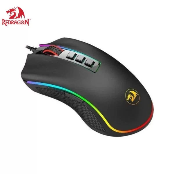 Redragon M711 COBRA Gaming Mouse with 16.8 Million RGB Color Backlit, 10,000 DPI Adjustable, Comfortable Grip, 7 Programmable Buttons - Image 2