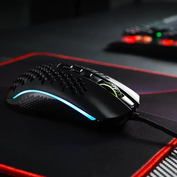 Redragon M808 Storm Lightweight RGB Gaming Mouse, 85g Ultralight Honeycomb Shell - Image 5