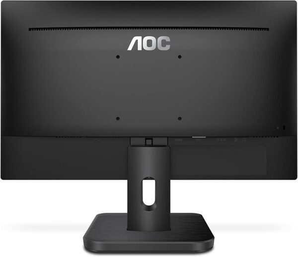 AOC 20E1H 20" HD 1600x900 Monitor, 5ms, Flickerfree, HDMI/VGA, VESA Compatible, EnergyStar, Black - Image 7