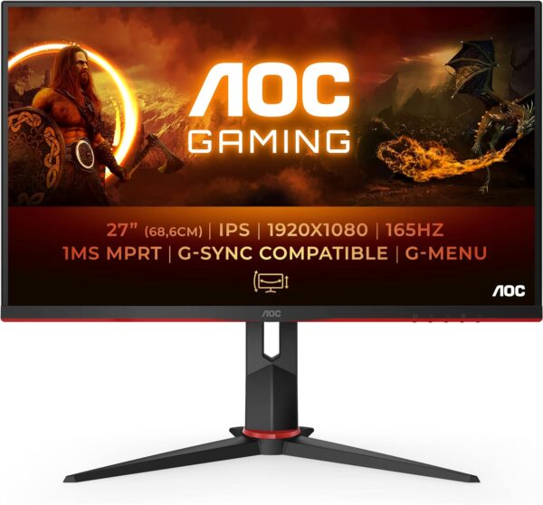 AOC Gaming 27G2SPU- 27 Inch FHD Monitor, 165Hz - Image 7