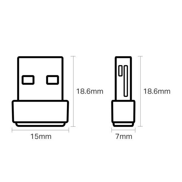 Archer T2U Nano | AC600 Nano Wireless USB Adapter - Image 3