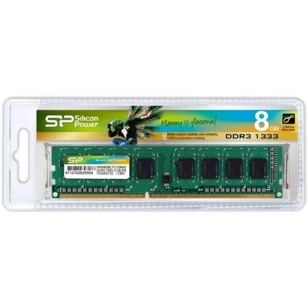 Silicon Power 8GB DDR3 1600MHz Memory/PC