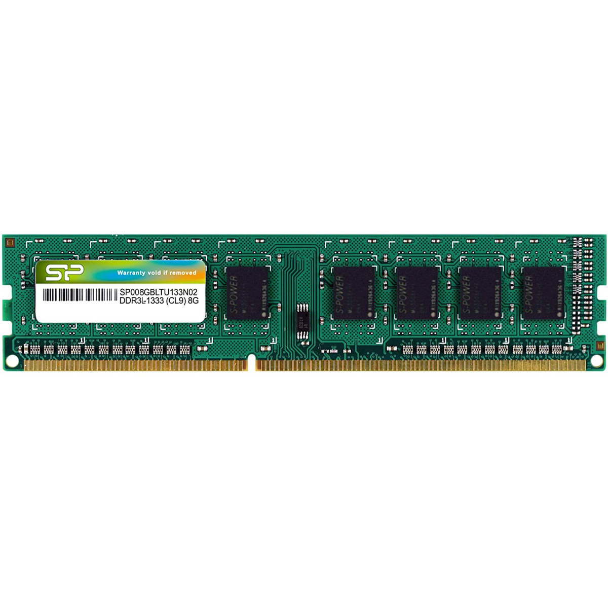 Silicon Power 8GB DDR3L Low Voltage UDIMM-1333 MHz For Desktop