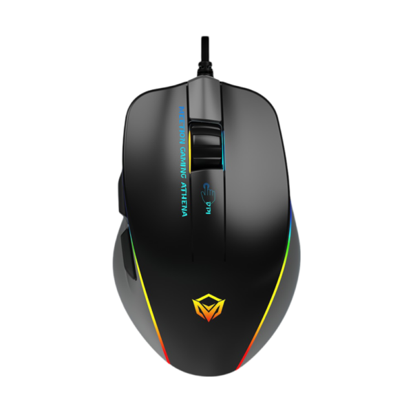 MEETION GM23 RGB Circulation Backlit Gaming Mouse - Black