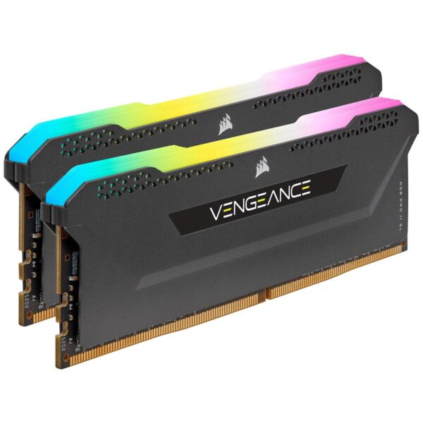 CORSAIR VENGEANCE RGB PRO SL 16GB (2x8GB) DDR4 RAM 3200MHz CL16 Memory Kit - Image 2