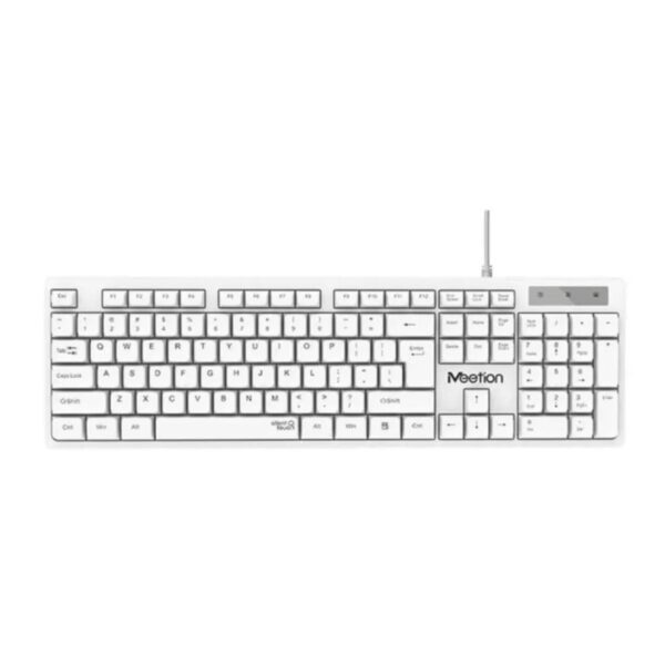 Meetion MT-K300 USB Standard Wired Keyboard - White