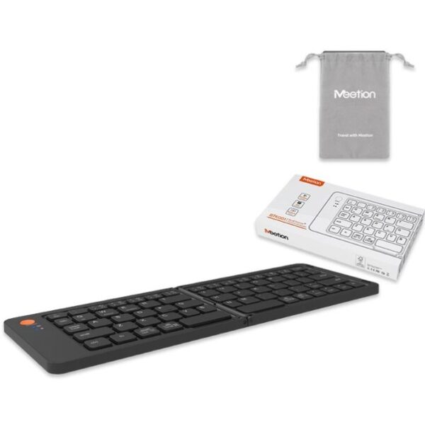 MEETION-BTK001-Bluetooth Mini Slim Folding-Keyboard Can be connected to mobile phones, tablets, laptops - Image 2