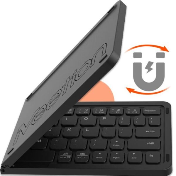 MEETION-BTK001-Bluetooth Mini Slim Folding-Keyboard Can be connected to mobile phones, tablets, laptops - Image 3