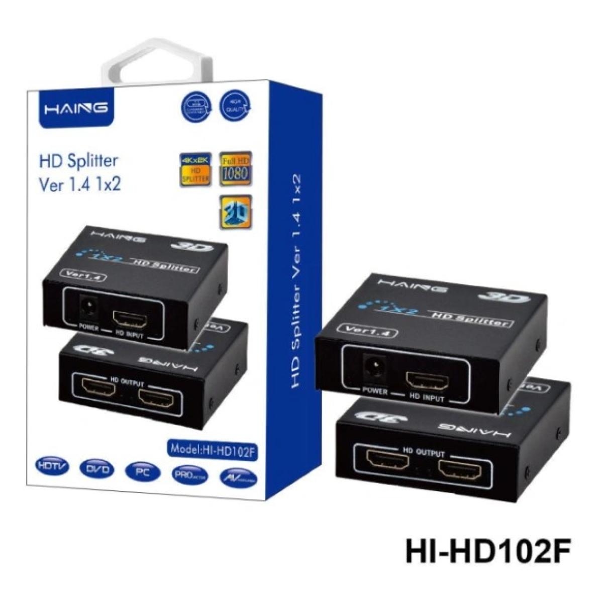 HDMI Splitter 2*1 HAING HI-HD102F