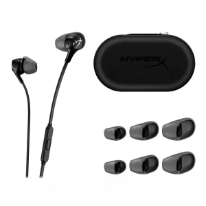 HyperX Cloud Earbuds II Mobile Gaming Headphones Black and Red Editions