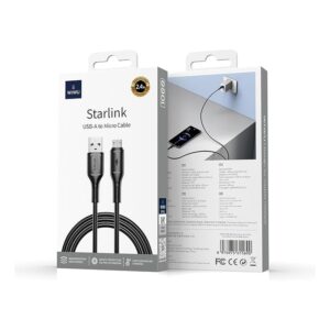 WiWU Starlink USB-A to Micro Cable White wi-C042E