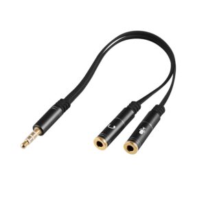 Dual 3.5mm Male To Female