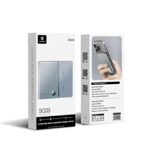 Lenyes 5000mAh Ultra thin Magnetic Wieless Power Bank PW037D