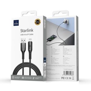 WIWU Starlink USB-A to iP Cable wi-C042E
