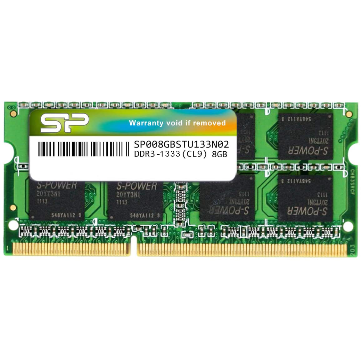 Silicon Power 8GB DDR3 SODIMM-1333 MHz For Laptop