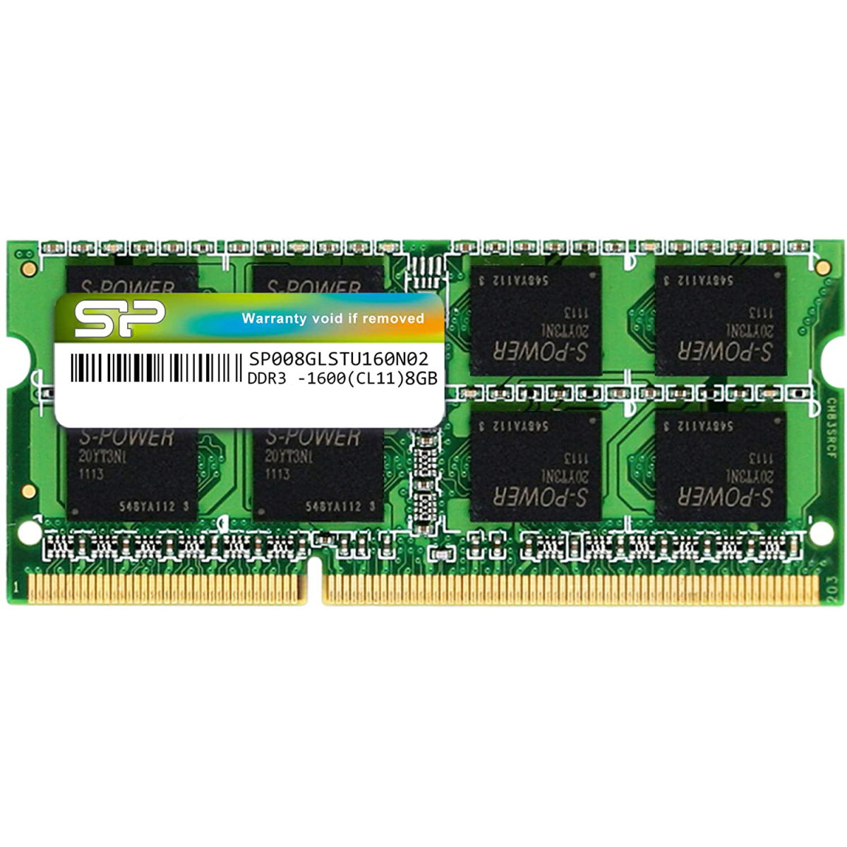 Silicon Power 8GB DDR3L Low Voltage SODIMM-1600 MHz For Laptop