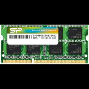 Ram Silicon Power 8G.B DDR3 1333Mhz - Laptop