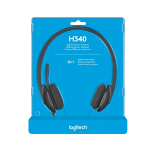 Logitech H340 USB Computer Headset with Noise Canceling Microphone