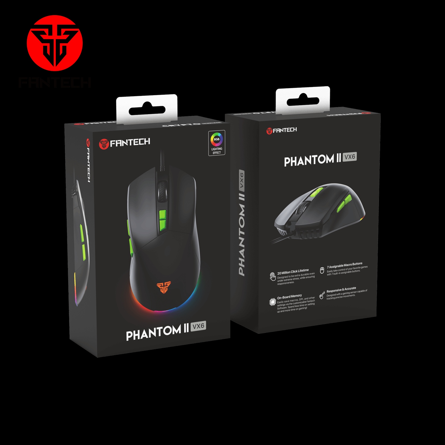 Mouse FANTECH PHANTOM II VX6