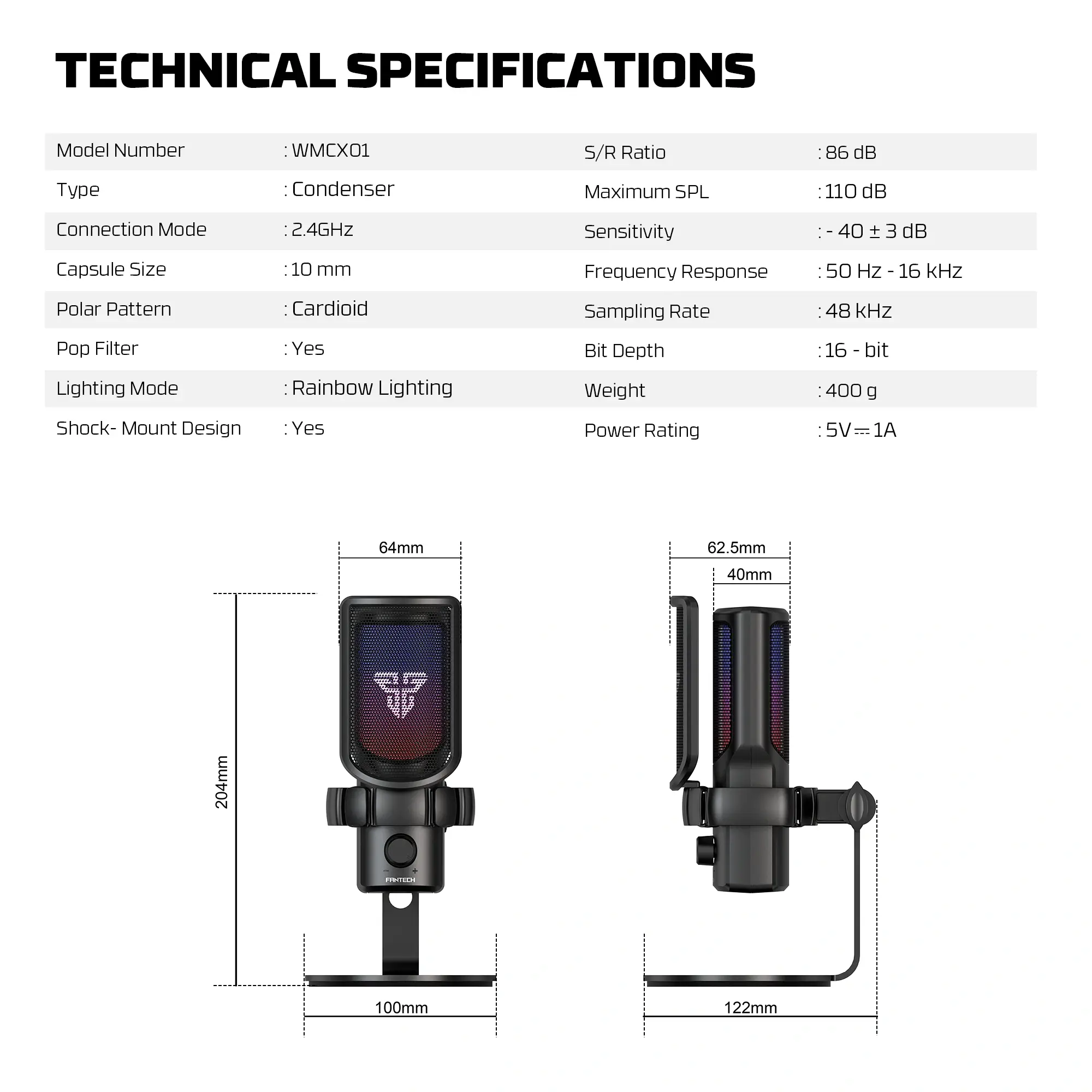 FANTECH LEVIOSA WAVE WMCX01